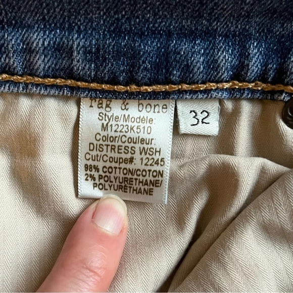 Rag & Bone New York Standard Issue Fit 2 Slim Leg Jeans/Denim - Picture 13 of 14